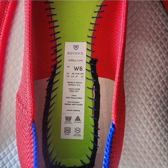 Rothy's Women's Red Flats - Picture 8 of 11